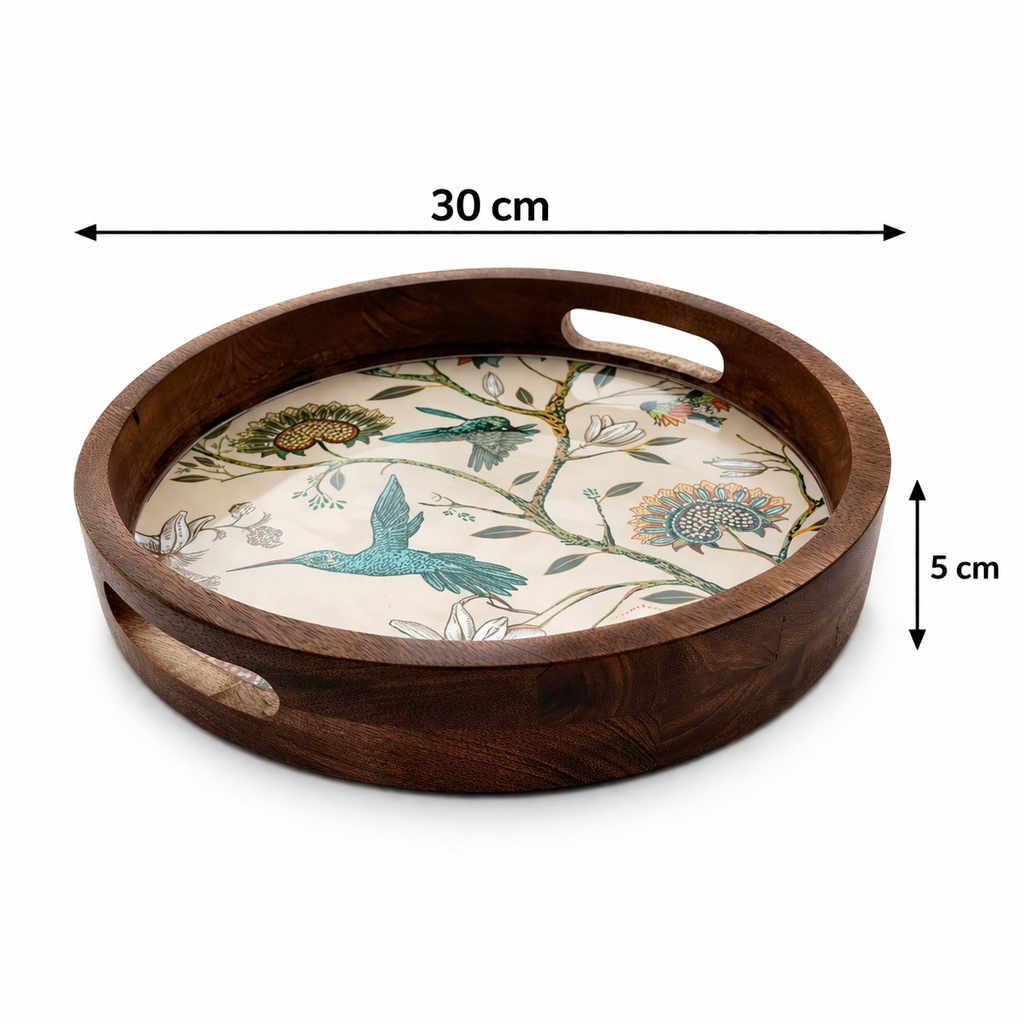 Wooden Bird Tray