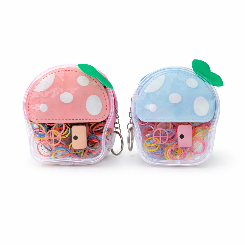 Mushroom RubberBand Pouch
