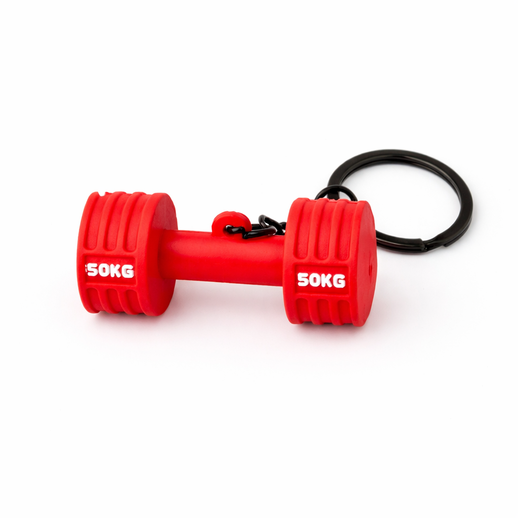 Dumbbell Keychain