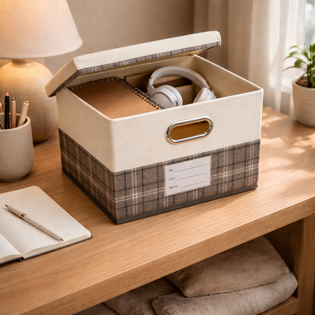 Cloth Storage Box With Lid