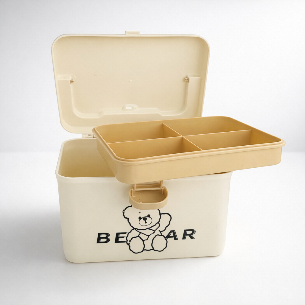 Cute Bear Portable Storage Box