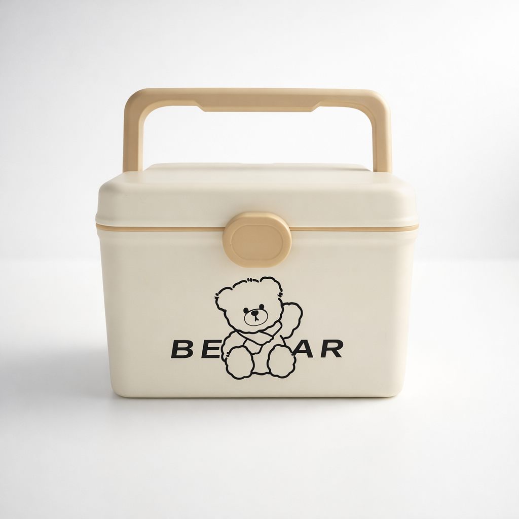 Cute Bear Portable Storage Box