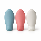 Silicone Travel Bottles Set (3 Pack) – Leakproof