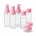 Travel Bottle Set | Refillable Leak-Proof Cosmetic Containers