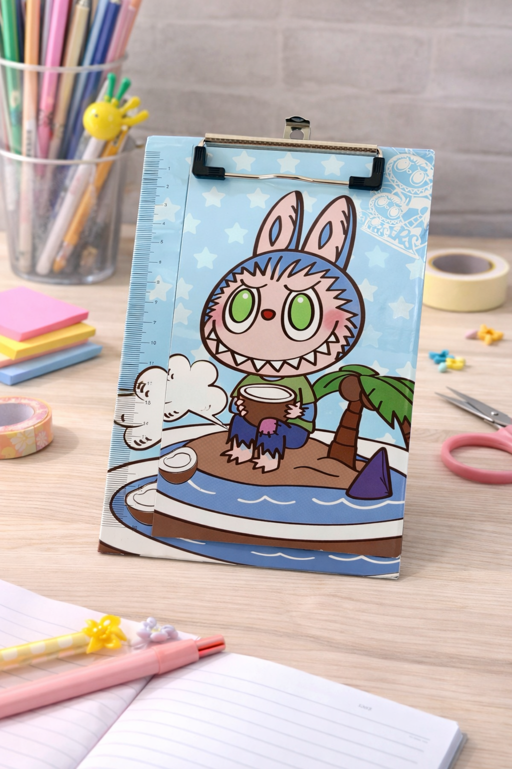 Mini clip pad with NOTEBOOK