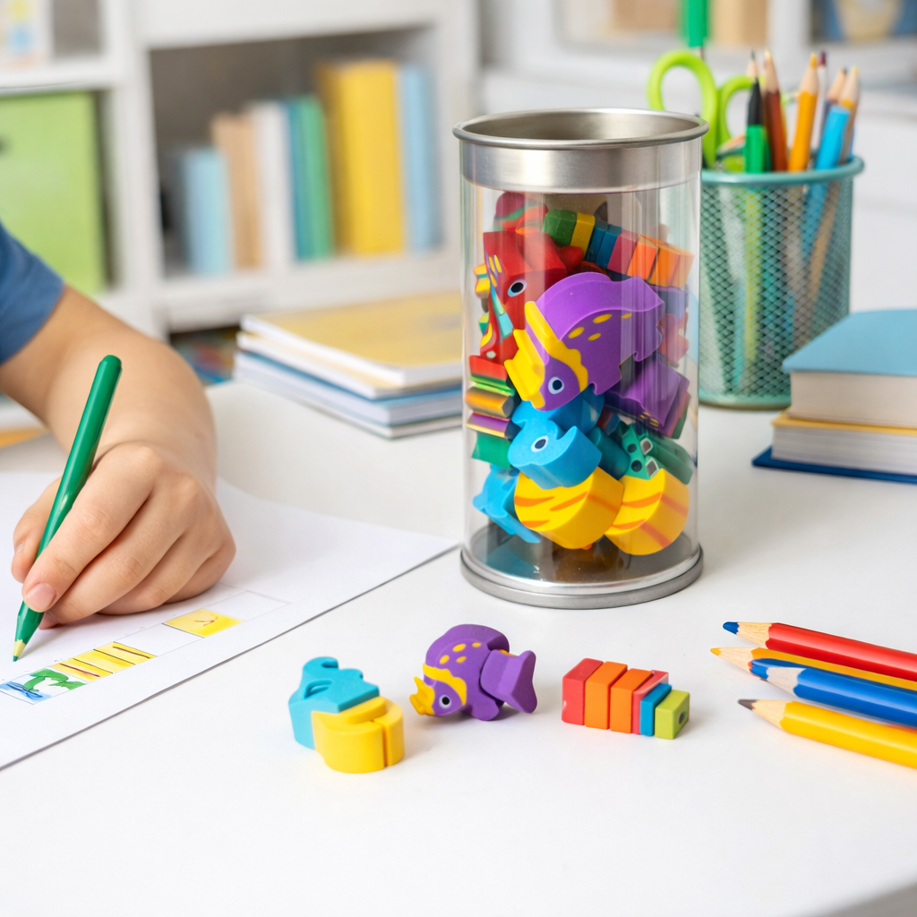 Animal Tin Eraser
