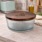 Glass Engraved ROTI BOX
