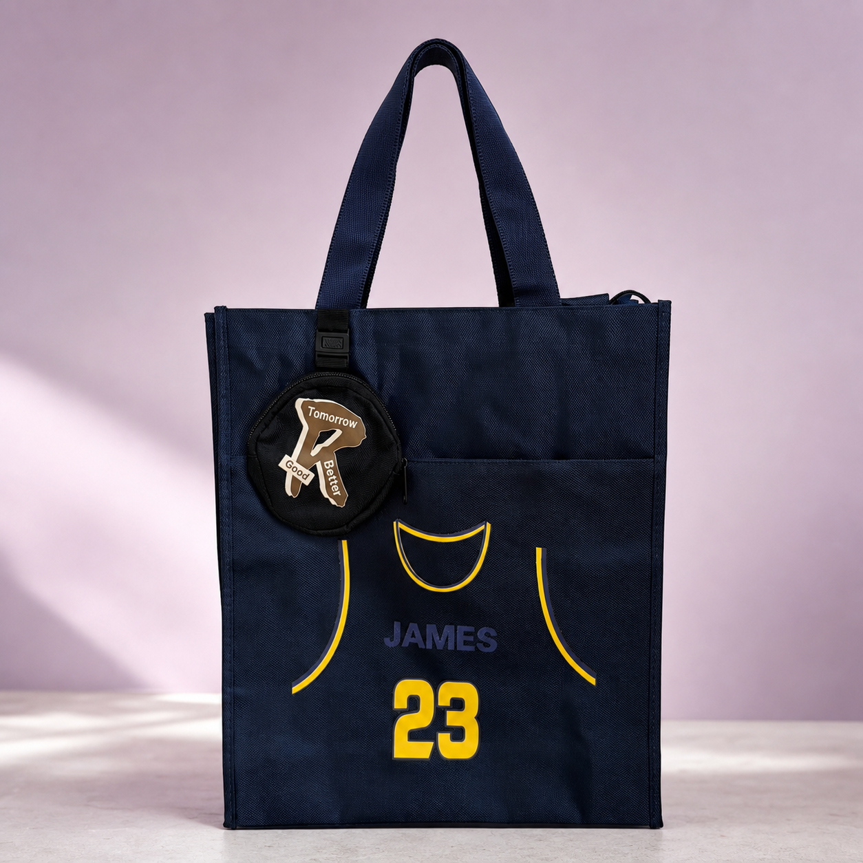 Tote Bag with Detachable Pouch