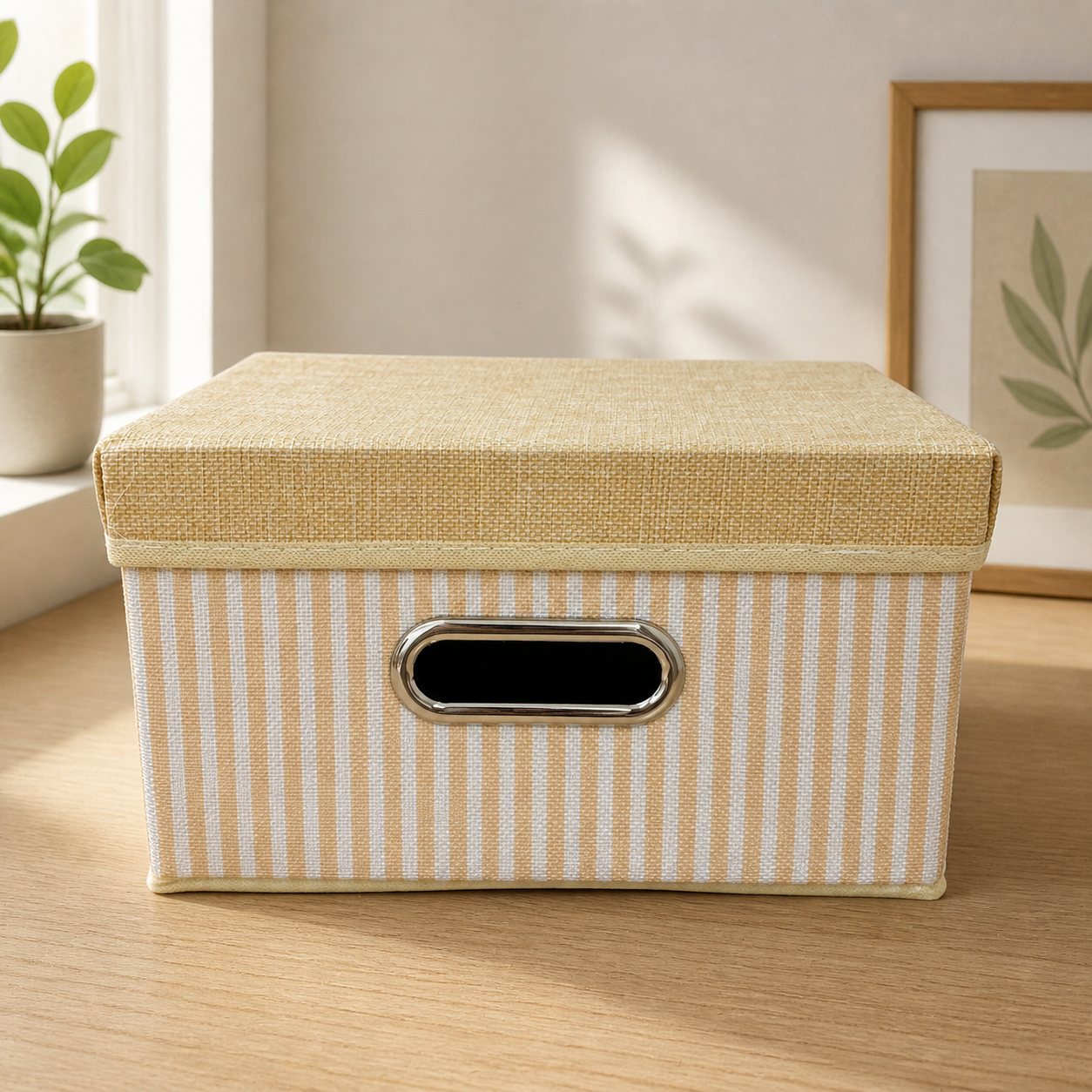 Cloth Storage Box with Lid Small