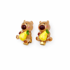 Cute Resin Teddy Kids Hair Clip