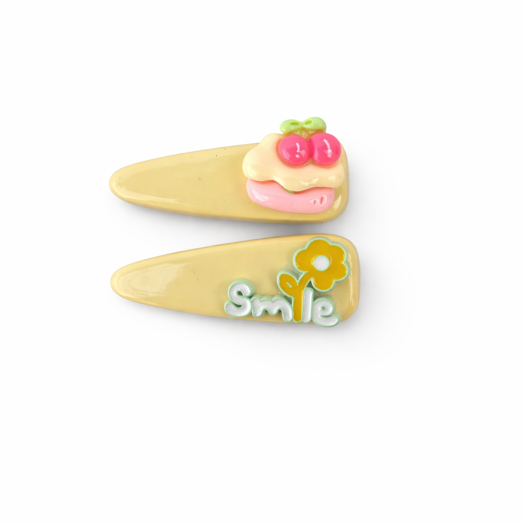 Smile Charm Hair Clip