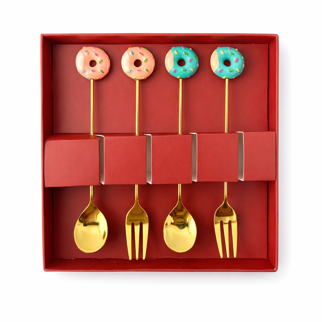 Donut Cutlery Set