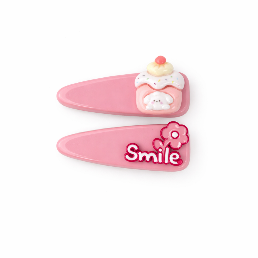 Smile Charm Hair Clip