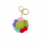 Crochet Flower KeyChain