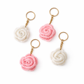 Rose Crochet KeyChain