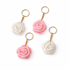 Rose Crochet KeyChain