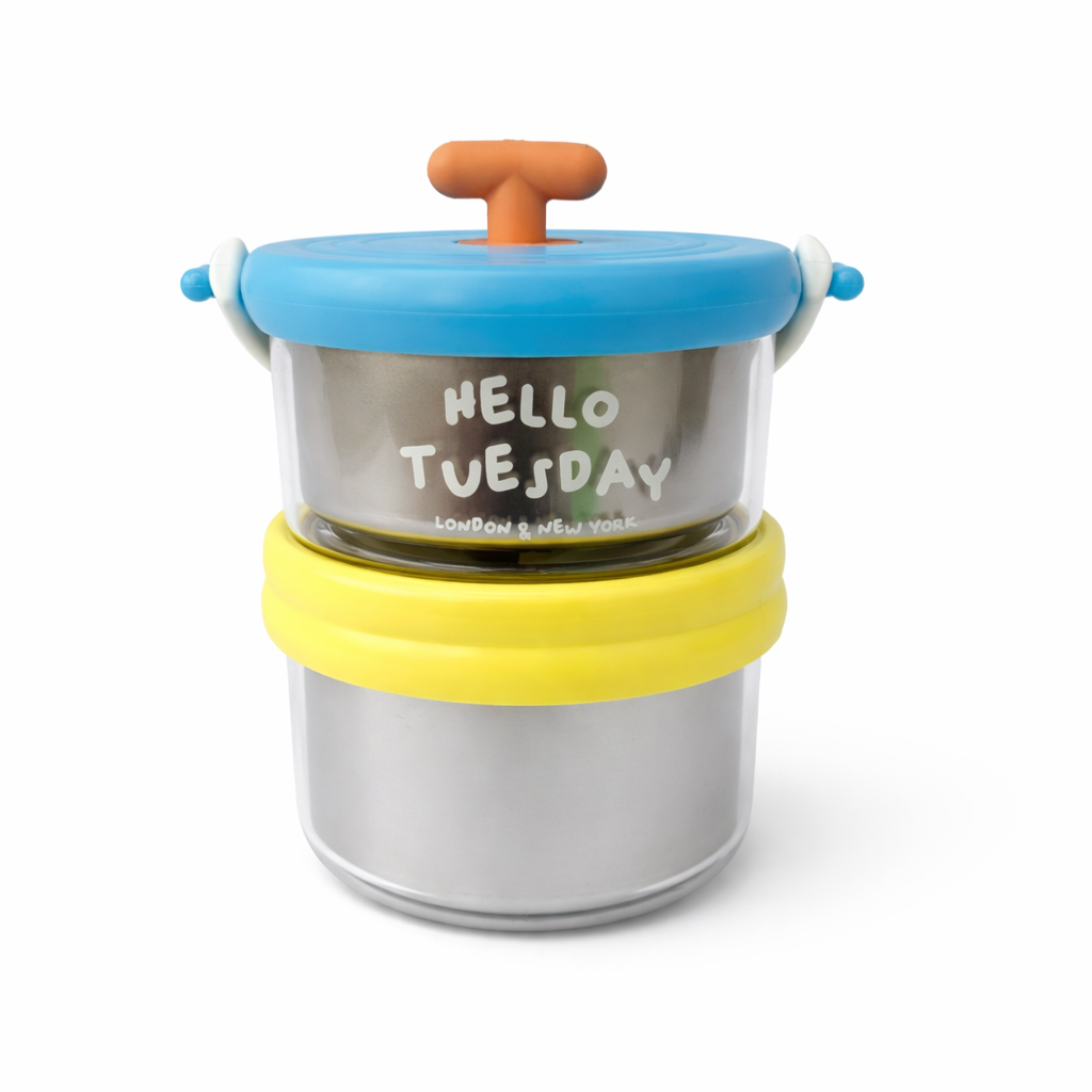 Double Layer Steel Lunch Box