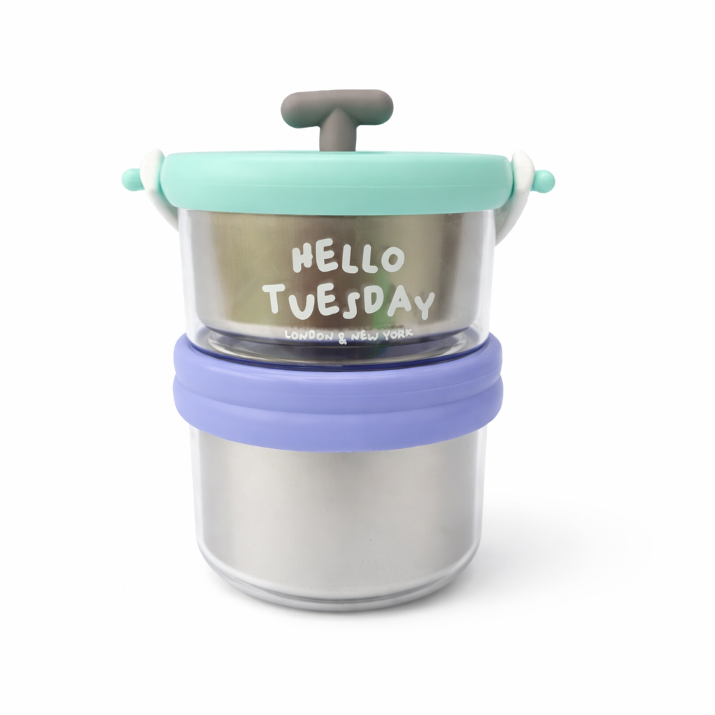 Double Layer Steel Lunch Box
