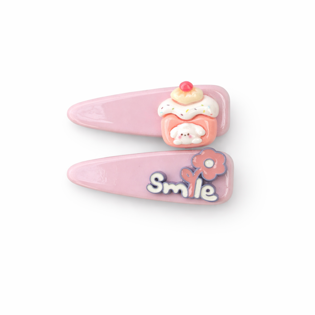 Smile Charm Hair Clip