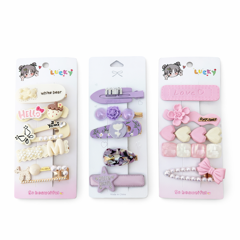Korean Clips - Set of 5