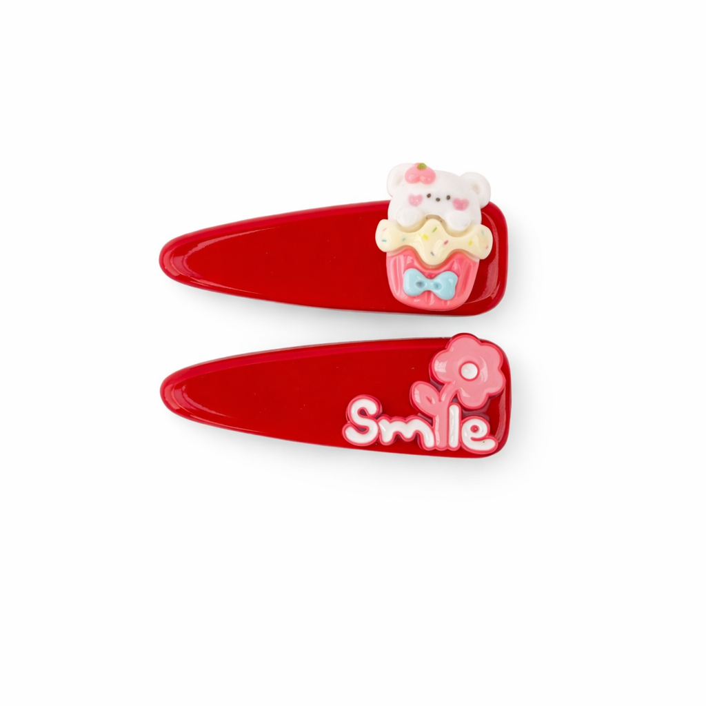 Smile Charm Hair Clip
