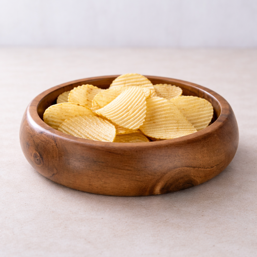 Wooden round shape serving Bowl
