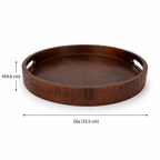 Premium Round craved Tray