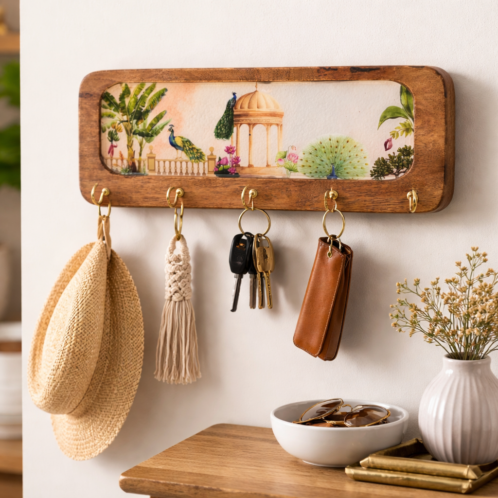 Peacock key Holder