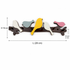 Five birds key Holder