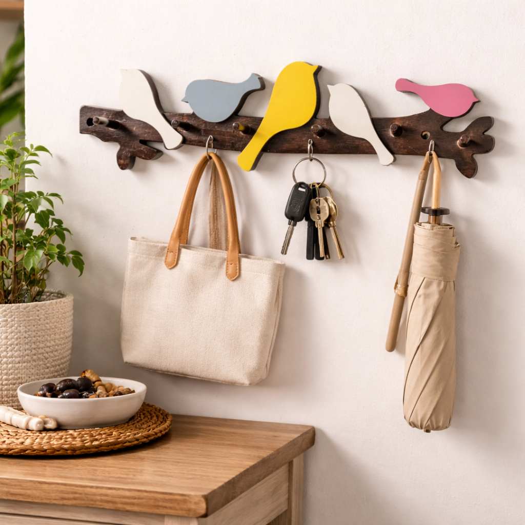 Five birds key Holder