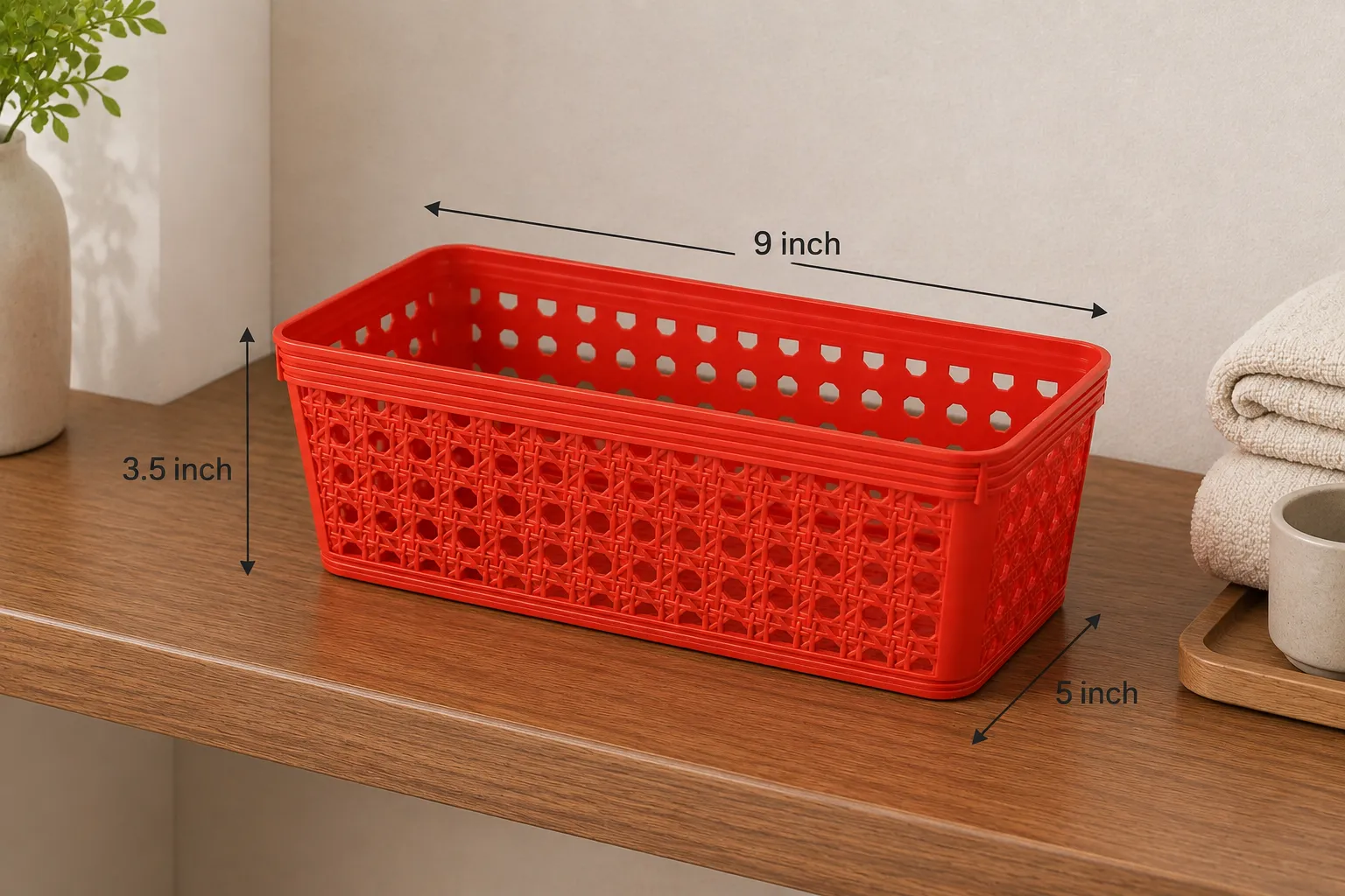 Rectangle hole Basket 5