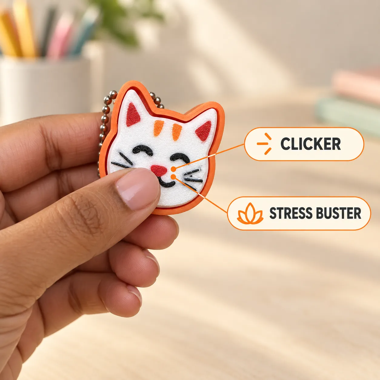 Clicker Keychain 6