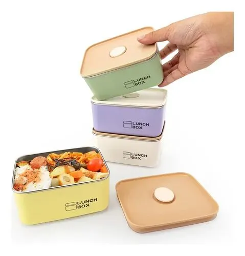 Pastel steel Lunch BOX 3
