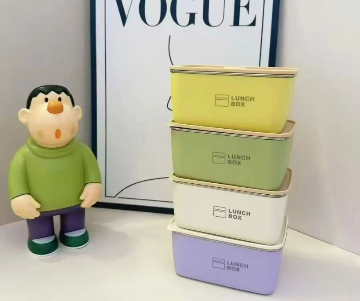 Pastel steel Lunch BOX 2