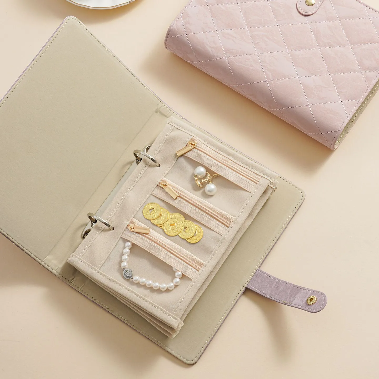 Quilted JEWELLERY Book Organiser 3