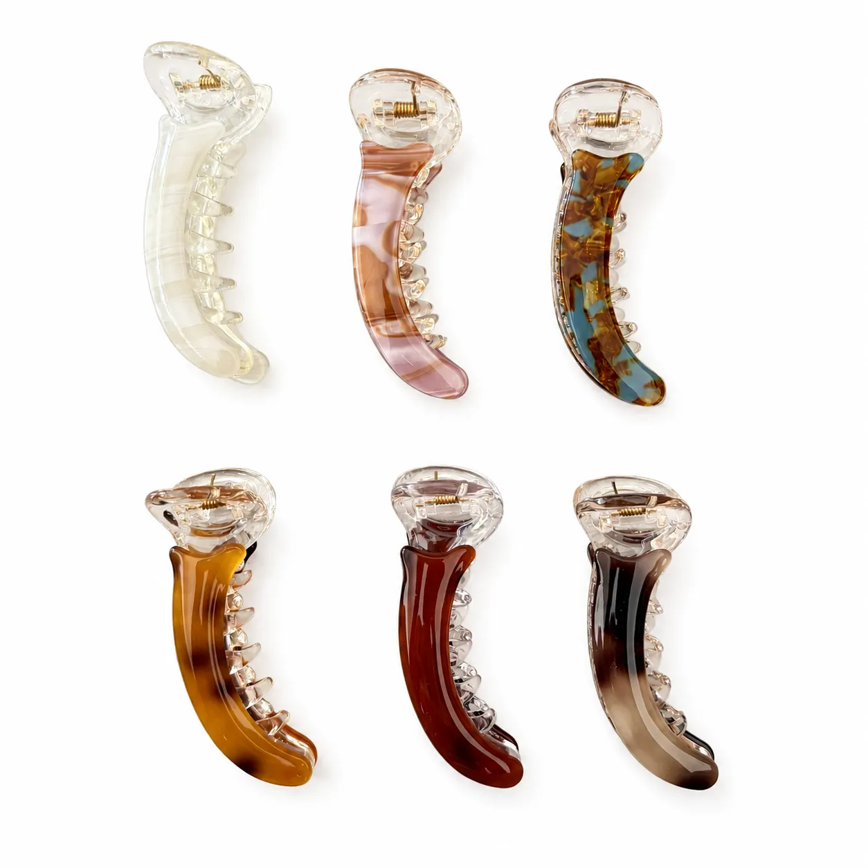 Marble Banana Clip 3