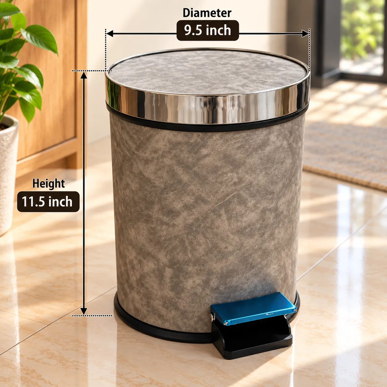 Round Soft Touch DustBin 7
