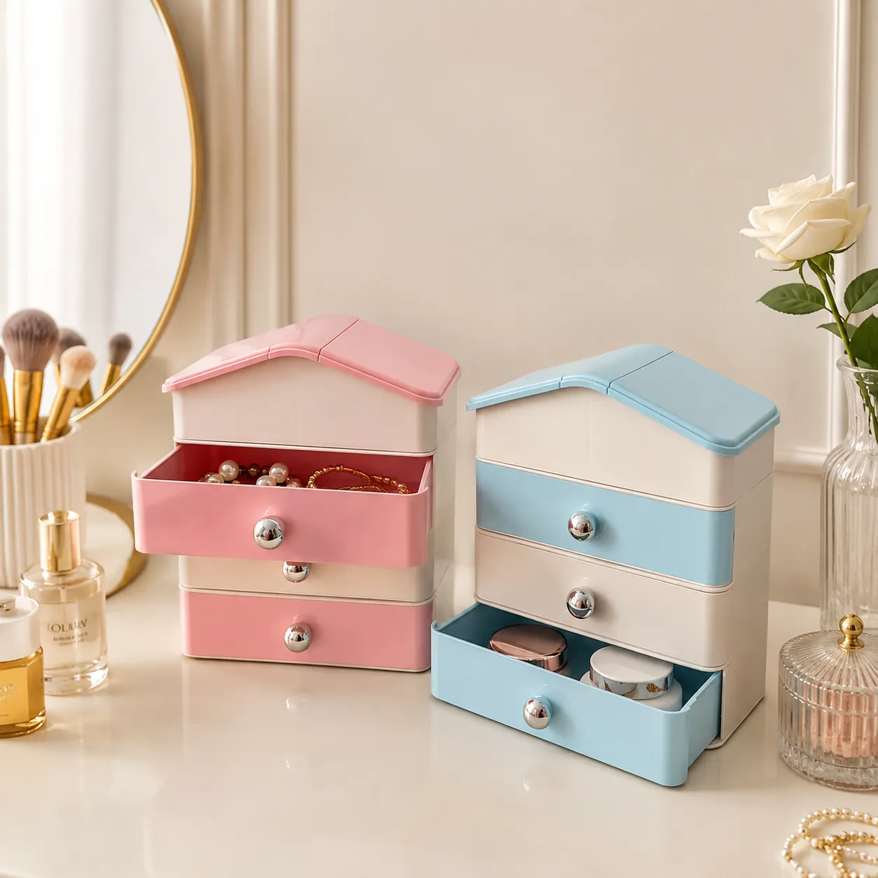 House-Shaped Multi-Drawer Organizer 2