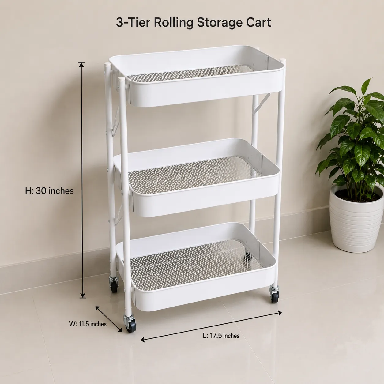 Trolley Storage 3 Tier 3